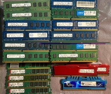Lot of 129 Mixed Brand Samsung PC3L-12800U 8GB RAM DDR3 1600MHz M378B1G73EB0-YK0 picture
