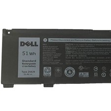 OEM Genuine 51WH 266J9 Battery For Dell Inspiron G3 15 3590 415CG M4GWP PN1VN picture