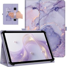 Universal 9-11 inch Tablet Case Folio Stand Cover with Hand Strap and Card Slot picture