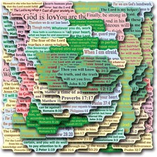 120pcs Bible Verse Stickers, Inspirational Christian Vintage Journal Colorful  picture
