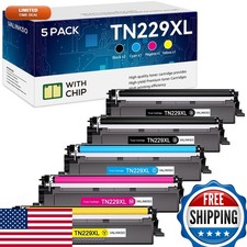Valinkso TN229XL TN229 Toner Cartridge 5 Pack for Brother MFC-L3780CDW picture