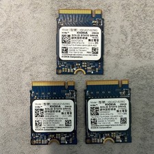Lot of 3 KIOXIA KBG40ZNS256G 256GB NVMe M.2 2230 PCIe SSD picture