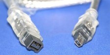 15FT Firewire 1394B Bilingual Cable Silver 9PIN 4PIN picture