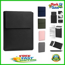 13.3-14 Inch PU Leather Laptop Sleeve – Waterproof & Dual-Purpose for Modern Use picture