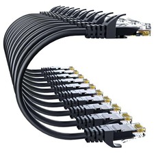 Cat 6 Ethernet Cable 0.5FT 10Pack, Cat6 Ethernet Patch Cable 10Gbps, High-Spe... picture