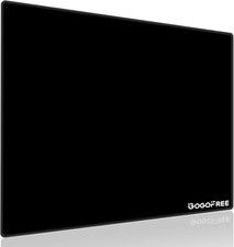 Black Glass Mousepad for Gaming, Ultra Smooth Mouse Mat with Hard picture