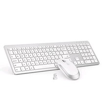 seenda Wireless Keyboard and Mouse Combo Slim, Full-Size for PC, Laptop, SK38 picture