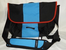 Timbuk2 Custom Classic Messenger Bag Large Blue Black Red NEW Strap Pad picture