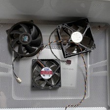 Mix Lot of 3 92mm Case Fans 12V 3-Pin AVC/Foxconn/Cooler Master UNTESTED picture