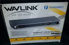 Wavlink Thundersock SP III 4K Docking Station. wav link.see the world picture