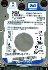 WD5000LPVT-08G33T1,  HHOTJHB   WESTERN DIGITAL SATA 500GB  picture