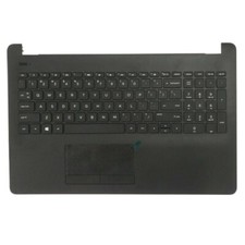 New HP 15-BS 15-CD 15-BS015DX 250 255 256 G6 Upper Case Palmrest Cover Keyboard picture