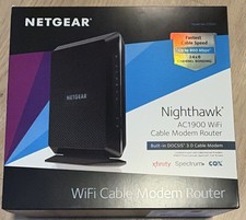 NETGEAR Nighthawk AC1900 C7000 DOCSIS 3.0 Cable Modem Router 4-Port picture