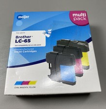 NEW MEIJER FOR BROTHER LC-65 PRINTER INK Cartridge Color Multipack picture