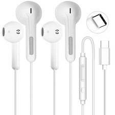 USB C Headphones for iPhone 17 16 15 Pro Max USB C Wired Earbuds with Mic picture