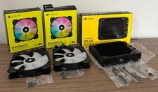 Corsair Hydro X XR5 120 Radiator + 2x SP120 RGB Elite Fans Open Box Unused picture