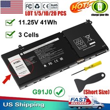 ✅LOT G91J0 Battery for Dell Latitude 3320 3420 3520 Inspiron 5310 5410 5415 5418 picture
