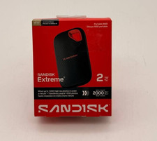 SANDISK 2TB Extreme Portable SSD 2000MBs USB 3.2 Type-C V3 E70 SDSSDE70-2T00-G25 picture