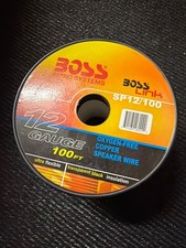 BOSS SP12/100 12 Gauge 100FT Speaker Wire Oxygen-Free Copper Car Audio Cable picture