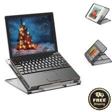 Multi-Purpose Adjustable Laptop Stand - Foldable, Lightweight & Stylish Black picture