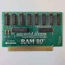 Sequential Systems RAM 80 Expansion Card Vintage 1984 Apple II Compatible 8403A picture
