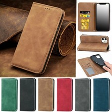 Flip Magnetic Leather Card Wallet Cover Case For 18 17 16 14 13 15 12 11 Pro 16E picture
