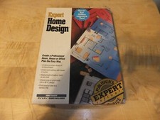 VTG 1991 EXPERT HOME DESIGN IBM PC SOFTWARE 3.5