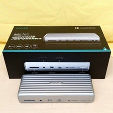 Anker A8397 12-in-1 Thunderbolt 4 Dock 90W 8K Triple 4K HDMI USB Ethernet TB4 picture