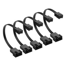 4Pin PWM to 3Pin Standard Fan Adapter Cable PWM Fan Temperature Control Cable fo picture