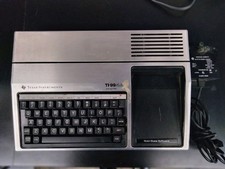 Texas Instruments TI-99/4A Home Computer  with TI program cassette recorder 2700 picture