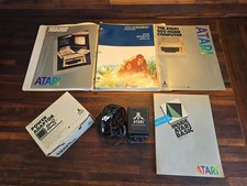 Vintage Atari 400 800 Manuals Lot C017945 Power Supply Tested Original Box picture
