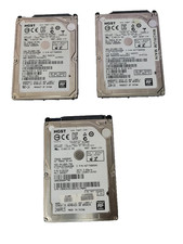 Lot of 3 HGST HITACHI HTS541075A9E680 Hard Drive 2.5