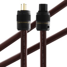 HIFI Audio AC Power Cable W/ Gold Plated EU US Power Plug Mains Supply Cable DIY picture