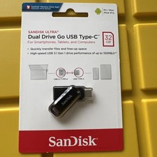 SanDisk Ultra Dual Drive Go USB Type-C 32GB Black USB 3.1 Flash Drive picture