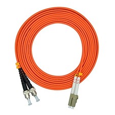 30Meters 100ft LC to ST Duplex 62.5/125 OM1 Multimode Fiber Optic Cable Jumpe... picture
