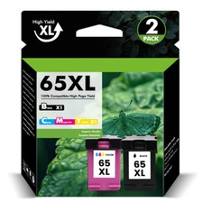65XL Ink Cartridges Compatible with HP 65 Ink ENVY 5055 5052 Deskjet 2600 2652 picture