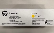 HP Yellow LaserJet Toner Cartridge CE412AC, BRAND NEW picture