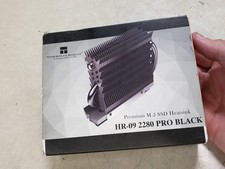 Thermalright HR-09 2280 PRO Black 2280 SSD Heatsink, Double-Sided Heat Sink, wit picture