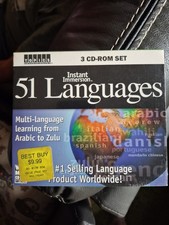 Topics Entertainment Instant Immersion 51 Languages 3 CD-ROM Set Win Mac picture