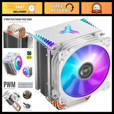 RGB CPU Air Cooler with 4 Heat Pipes, 126mm Fan, PWM Fans, AMD/Intel Compatible, picture