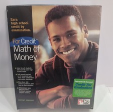 Pro One Math Of Money PC CD-ROM Big Box Software Win 3.1 95 Educational Sealed picture