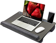 Extra Large Lap Laptop Desk - Full PU Material Mouse Pad Gaming Tray - Portable picture