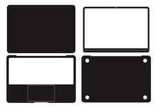 Carbon Vinyl Sticker Skin Cover for Apple MacBook Neo 13