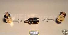 1 x Gold Plated SMA Male to MCX Male Straight RF Connector Adapter USA picture