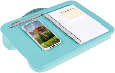 Compact Lap Desk – Fits up to 14″ Laptops – Aqua Sky – Style No. 43109 picture
