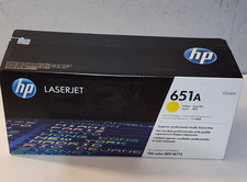 HP 651A CE342A Yellow Toner Cartridge Genuine New Sealed Bag NO BOX  picture