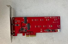 ~ StarTech PEX2M2 PCI-e Dual M.2 SATA SSD Controller F122-00A picture