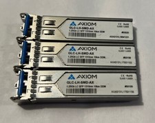 lot 3 Axiom - GLC-LH-SMD-AX - 1000BASE-LX 1.25Gb SFP 1310nm 10km DDM Transceiver picture