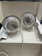 Vintage Apple Imac Pro Speakers Clear Acrylic G4 Computer PC Mac Retro Hardware picture