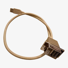 L-com ECF504-24AAS USB 2.0 Panel Mount Cable Type A Male to Female 24 Inch picture